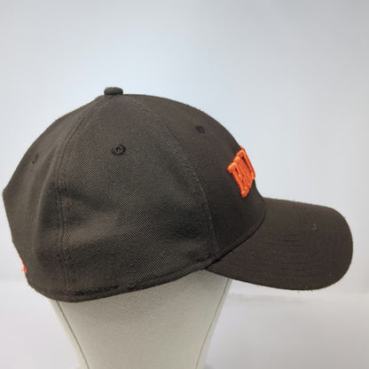 Cleveland Browns NFL New Era Cap Brown XL 39THIRTY Stretch Fit Curved Brim Hat