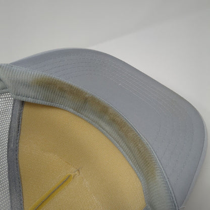 Hawaii Hang Loose Snapback Trucker Hat Gray One Size Adjustable Mesh Back Rope