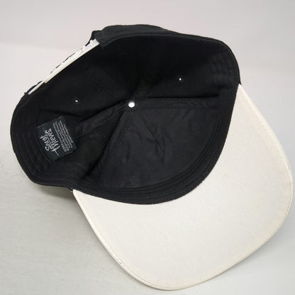 Sea of Thieves 5 Panel Black One Size Snapback Video Game Bird Graphic Hat