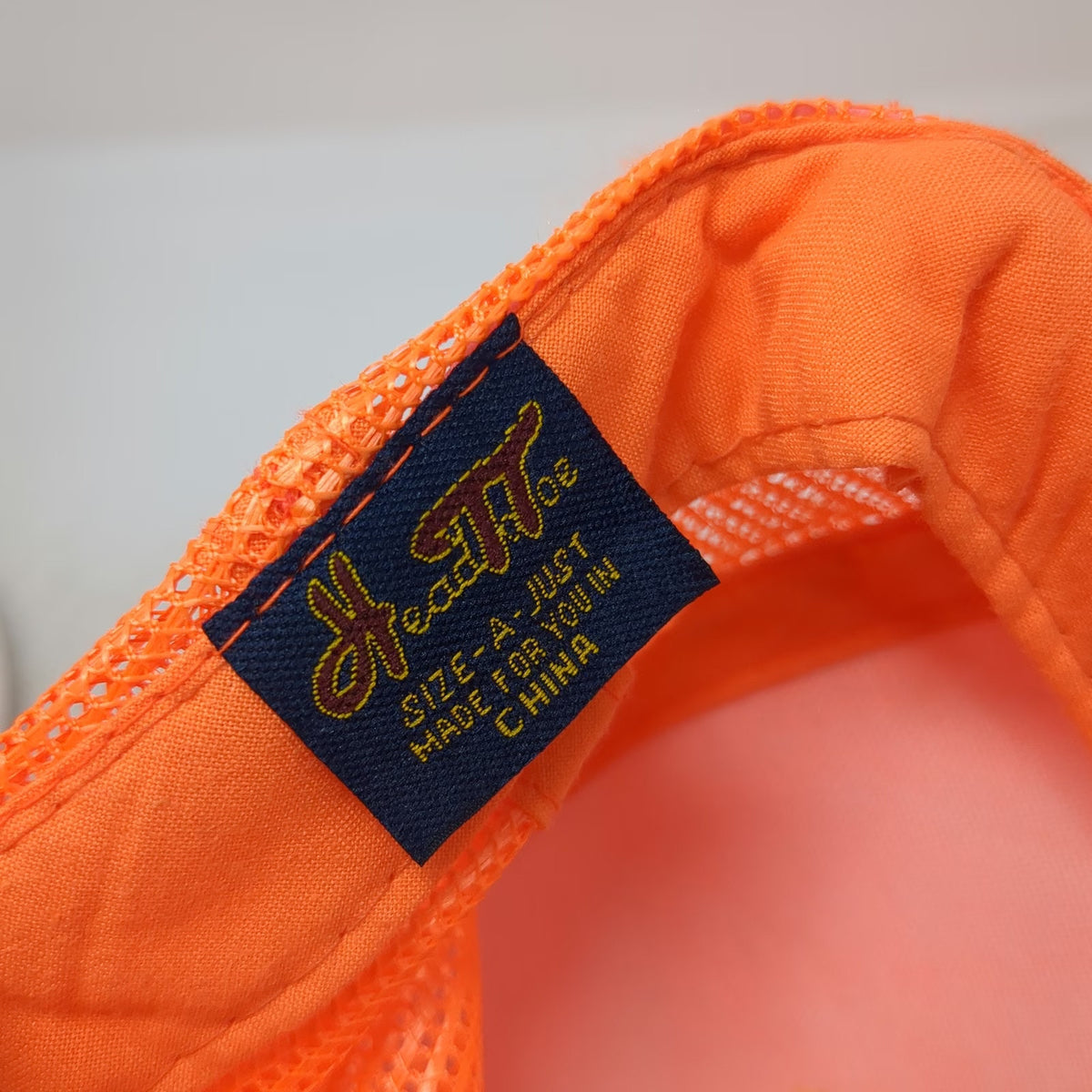 Head-To-Toe Trucker Hat Orange One Size Mesh US Forest Service Hunt US Forests
