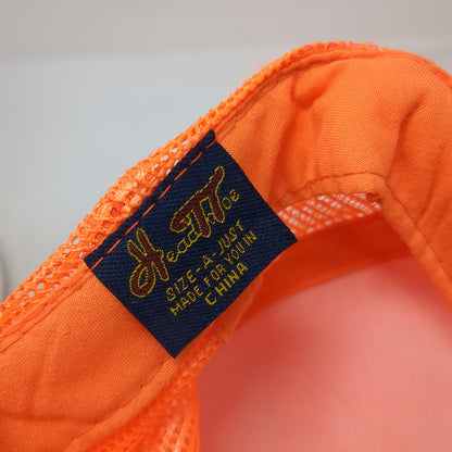 Head-To-Toe Trucker Hat Orange One Size Mesh US Forest Service Hunt US Forests