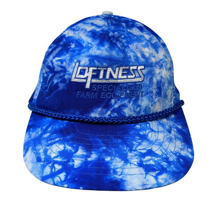 Loftness Specialized Farm Equipment Slideback Hat Blue One Size Adjustable Rope