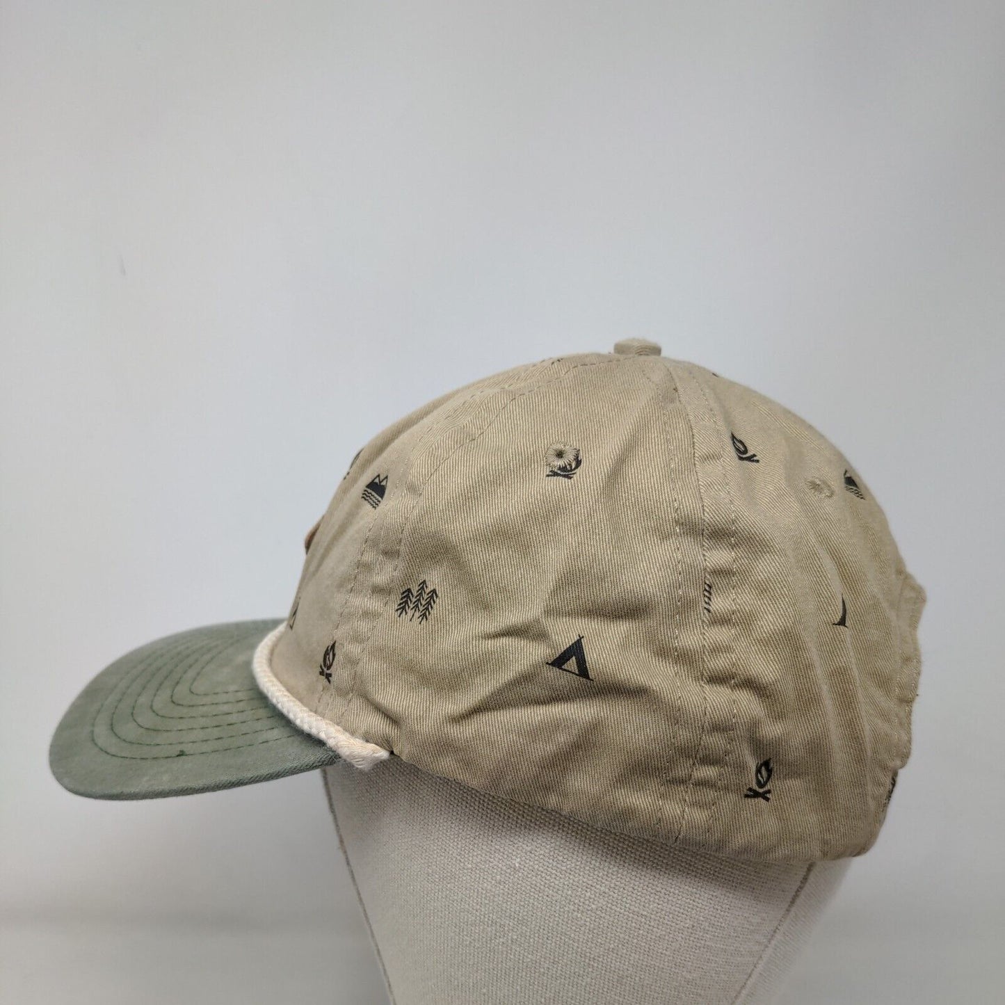 Hippy Helmets Tree Patch Rope Snapback Hat Multi One Size Adjustable