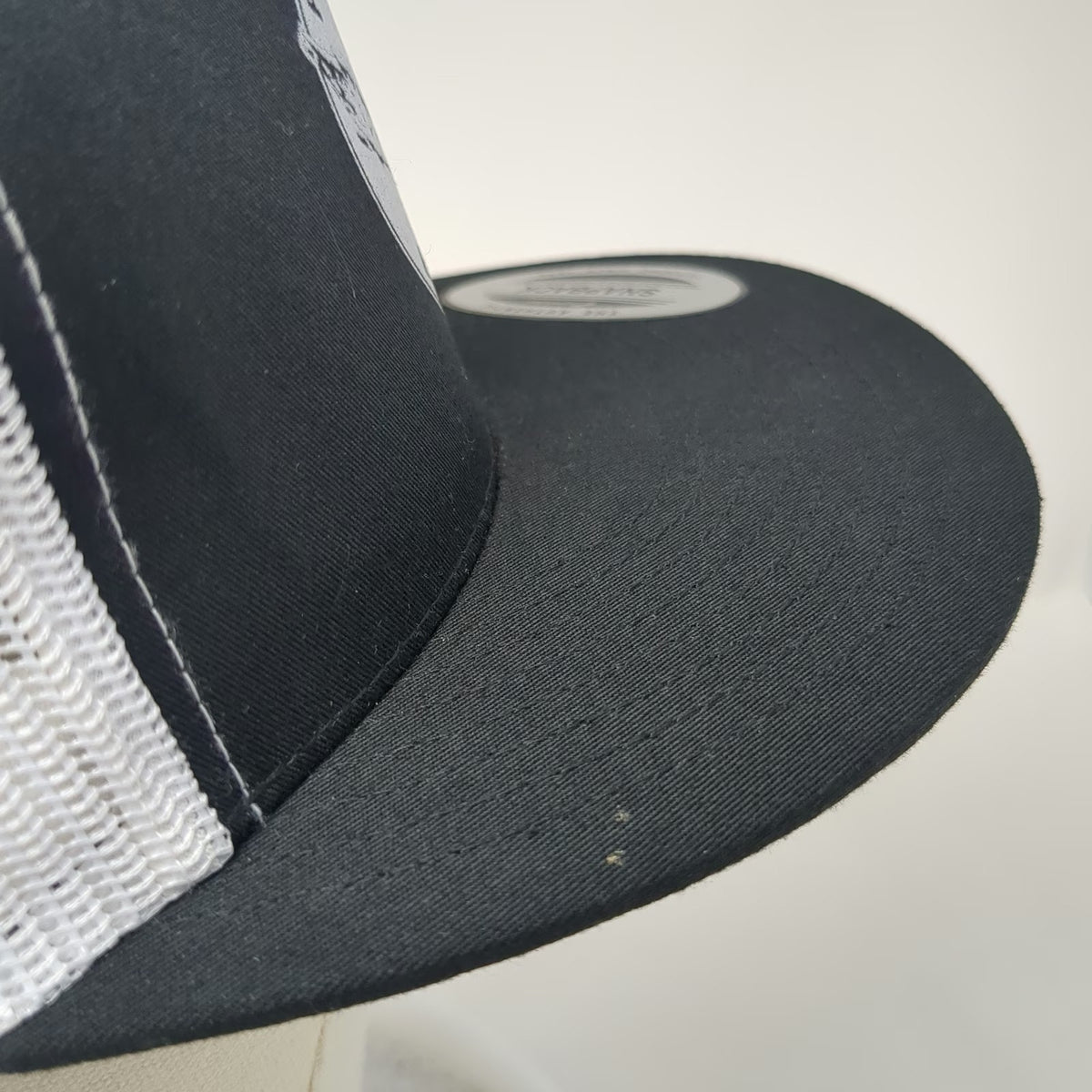 Yupoong Trucker Hat Black One Size Hometown Bar B Que Owl Logo Snapback Mesh
