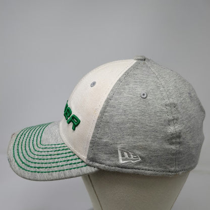 New Era Bauer Hockey Baseball Cap Gray M 39THIRTY Clover Green Stitching Hat
