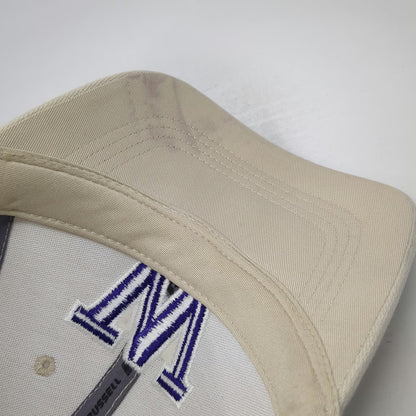 Washington Huskies NCAA Russell Beige One Size Embroidered Logo Strapback Hat