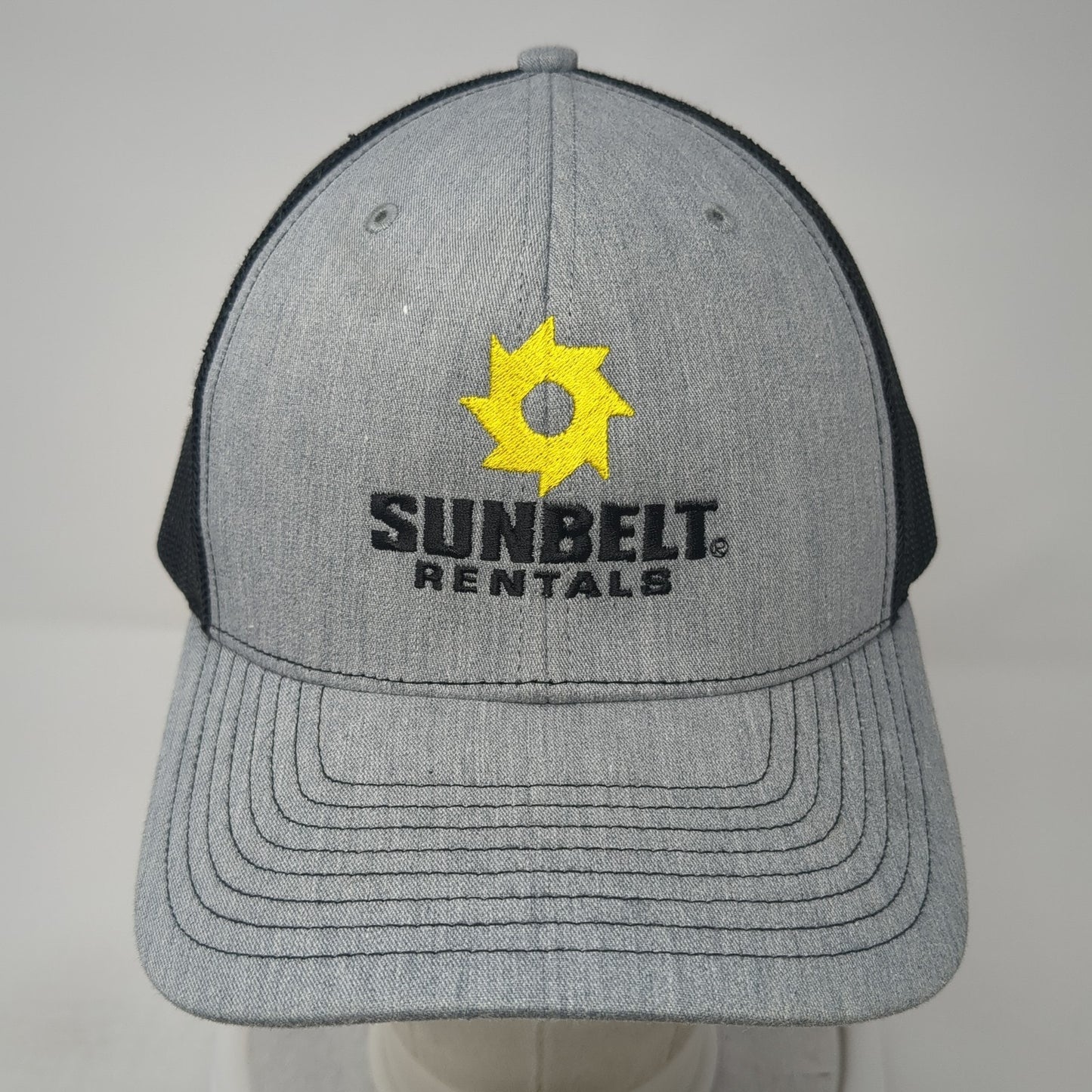 Sunbelt Rentals Snapback Mesh Back Trucker Hat Gray One Size Richardson