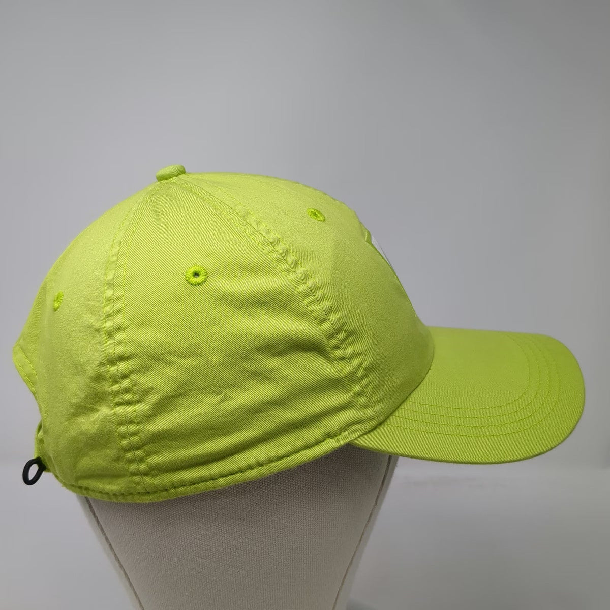 Ahead Baseball Cap Green One Size Lightweight Cotton Strapback Logo Patch Hat