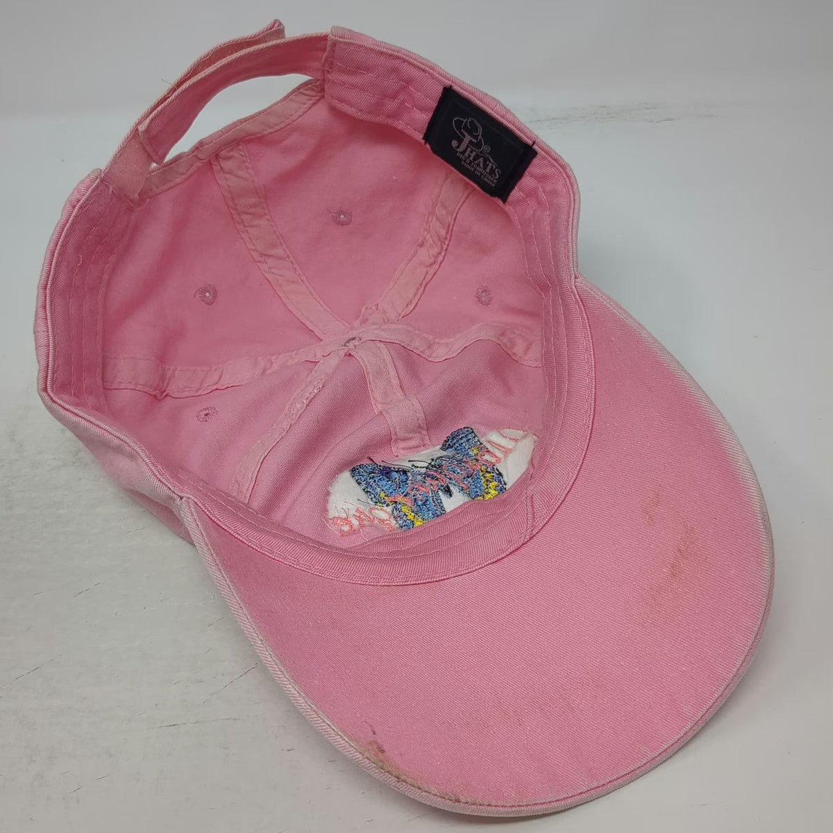 J-HATS Pink Albuquerque Butterfly One Size Baseball Cap Strapback Souvenir Hat