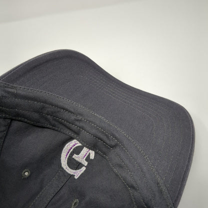 Letter CI Slideback Hat Gray M/L Adjustable Solid 6 Panel Richardson