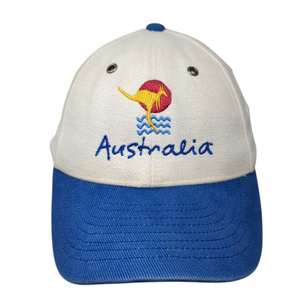 Australia Slideback Hat Multicolor OS Adjustable Embroidered 6 Panel Cotton