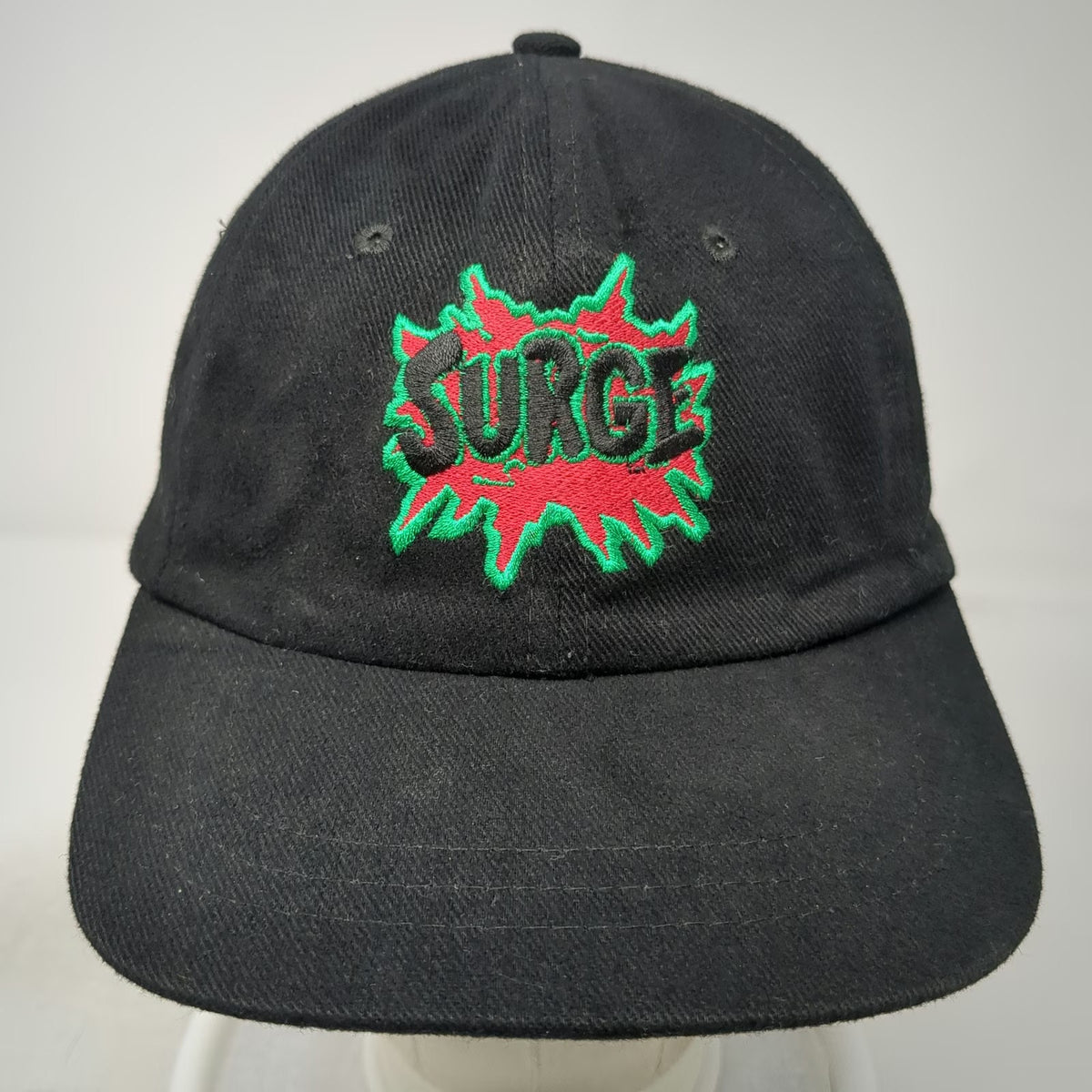 Headshot Baseball Cap Black Surge Soda Get Some Logo Embroidered Hat Vintage