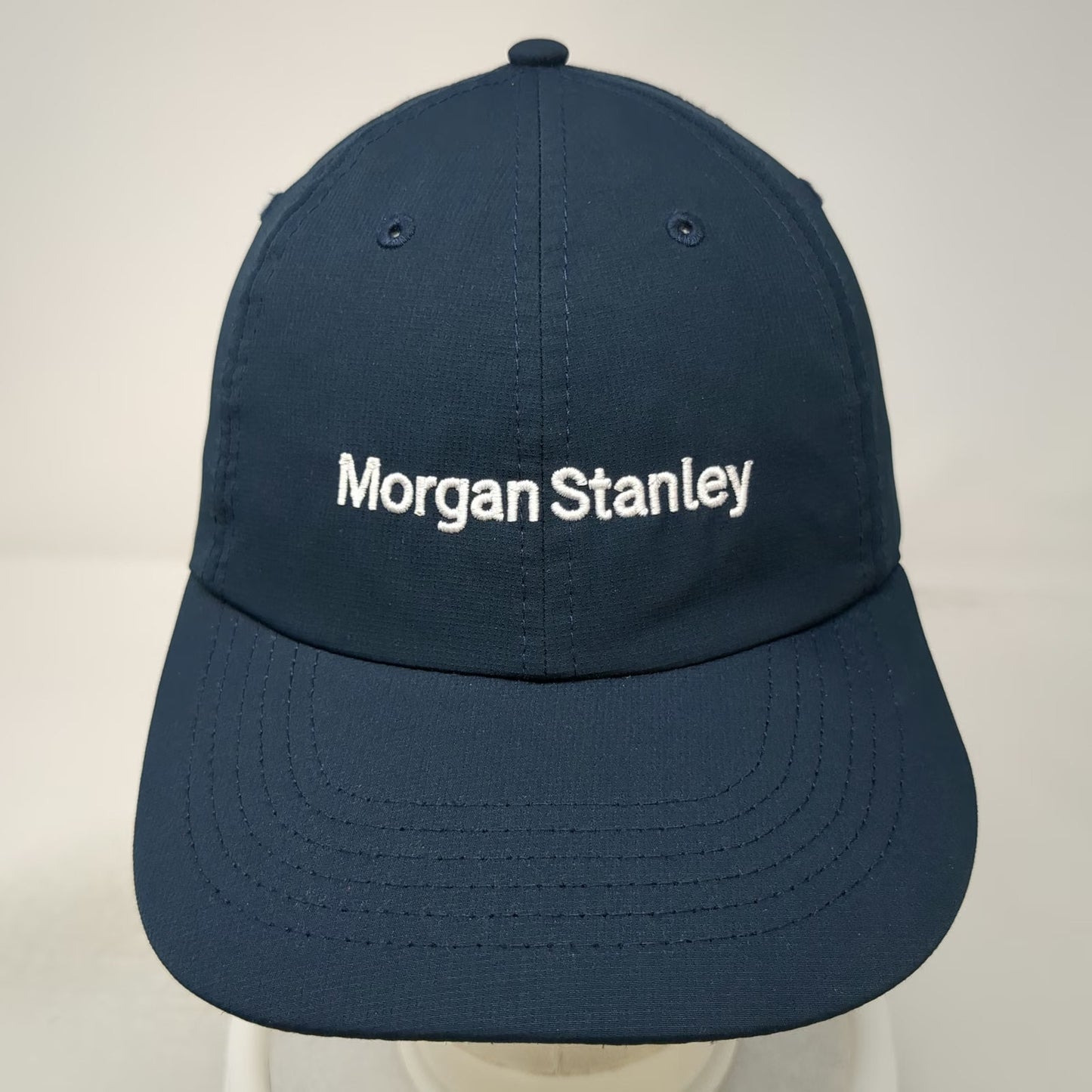 Imperial Baseball Cap Blue One Size Morgan Stanley Hat Performance Logo Gray