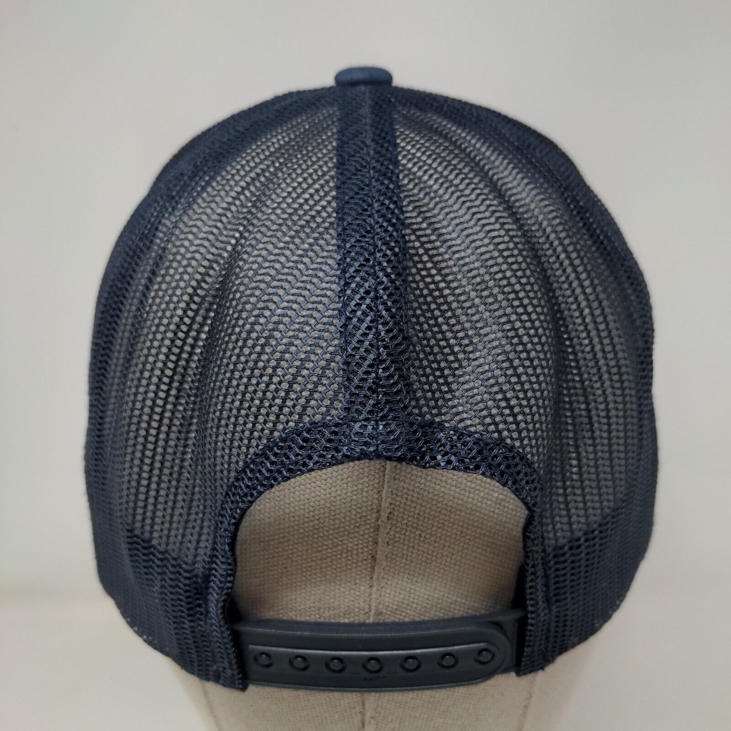 Tamco Snapback Trucker Hat Blue OS Adjustable Embroidered Mesh Back Yupoong