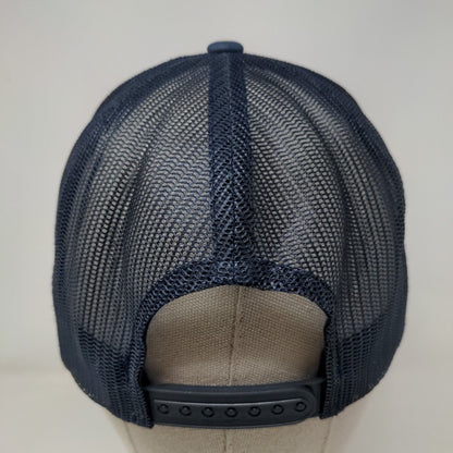 Tamco Snapback Trucker Hat Blue OS Adjustable Embroidered Mesh Back Yupoong