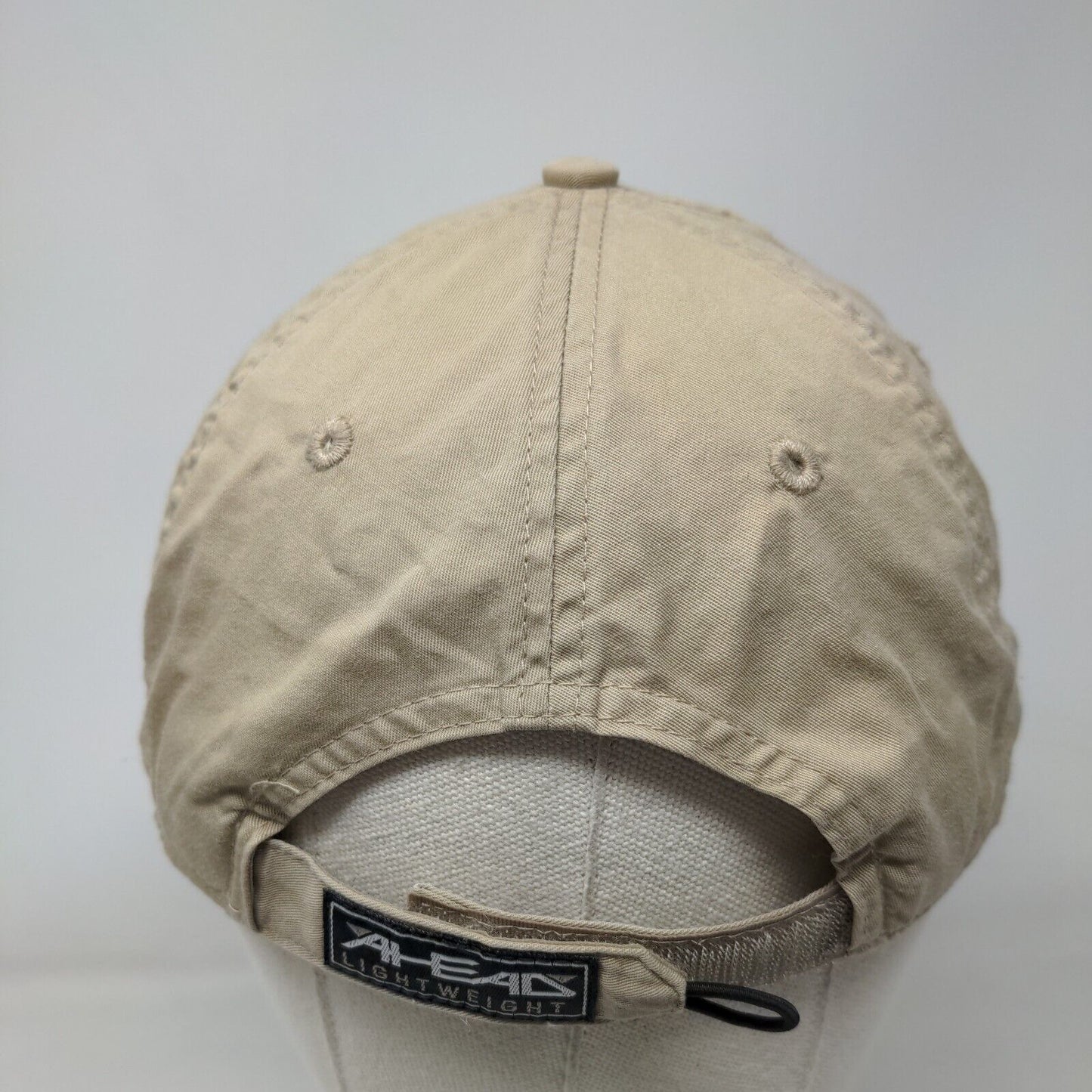 Seminole Lake Country Club Strapback Hat Tan Classic Cut Embroidered