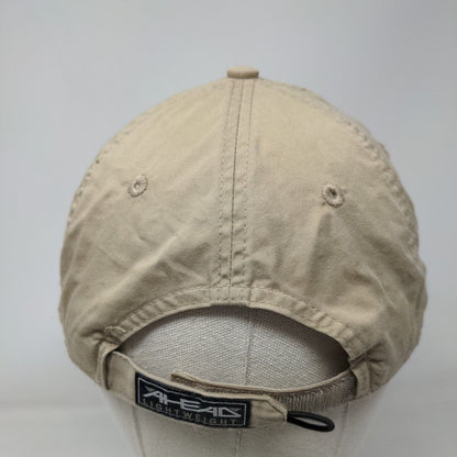 Seminole Lake Country Club Strapback Hat Tan Classic Cut Embroidered