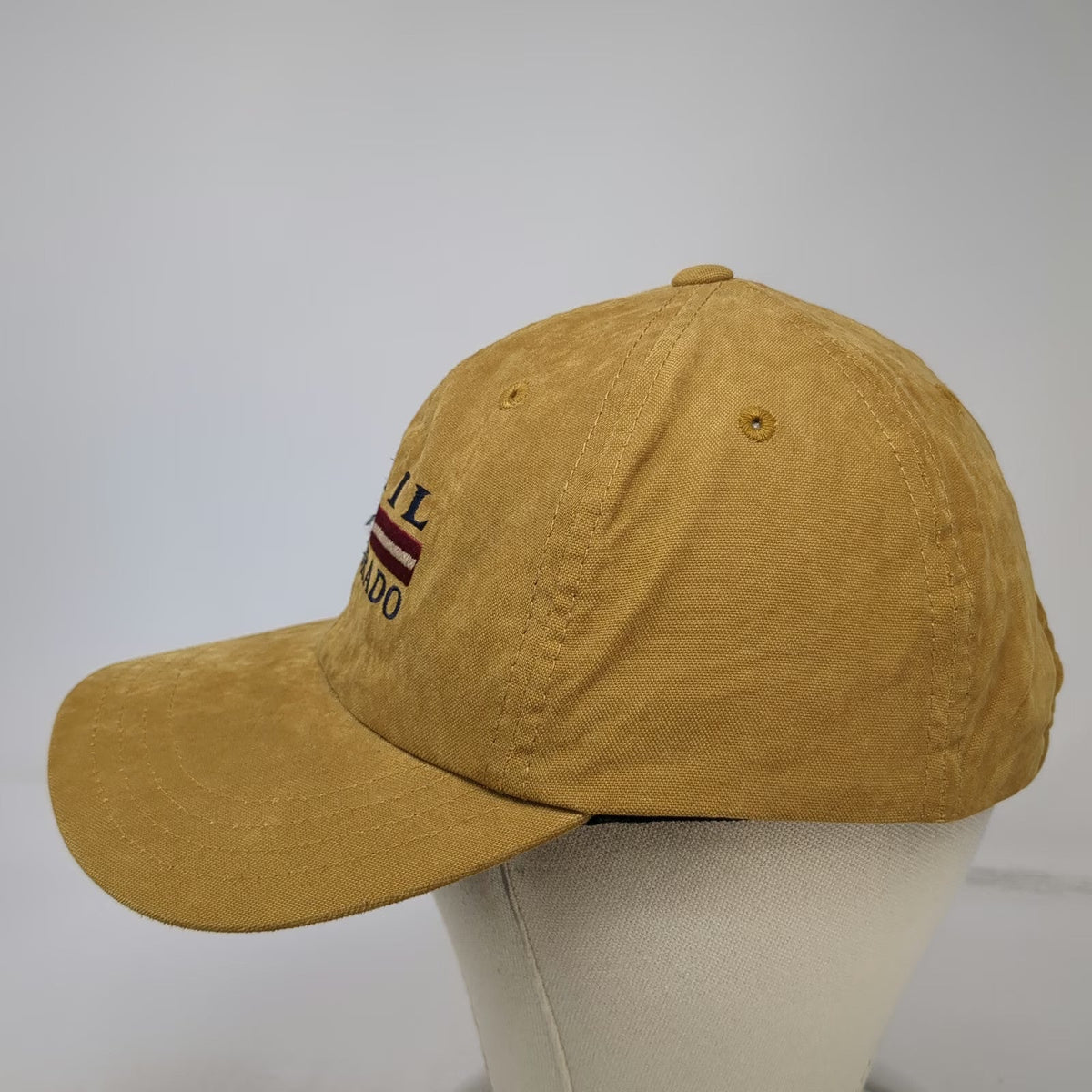 Imperial Baseball Cap Brown One Size Vail Colorado American Flag Slideback Hat