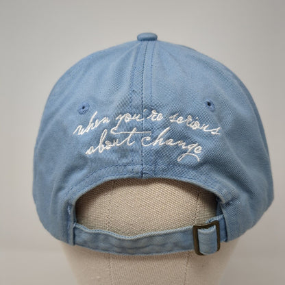 Hoffman Slideback Hat Blue One Size Adjustable Embroidered 6 Panel