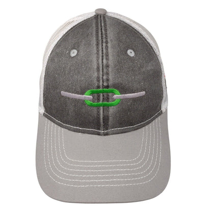 Power Engineers Snapback Trucker Hat Gray OSFA Mesh Back Paramount