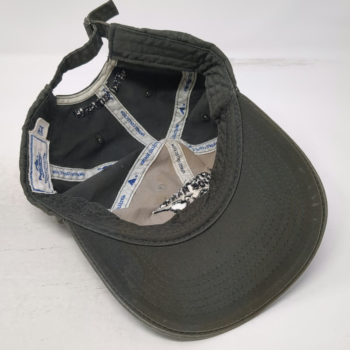 Pacific Headwear Baseball Cap Green Beige One Size Dude Ranch Cascade Idaho Hat