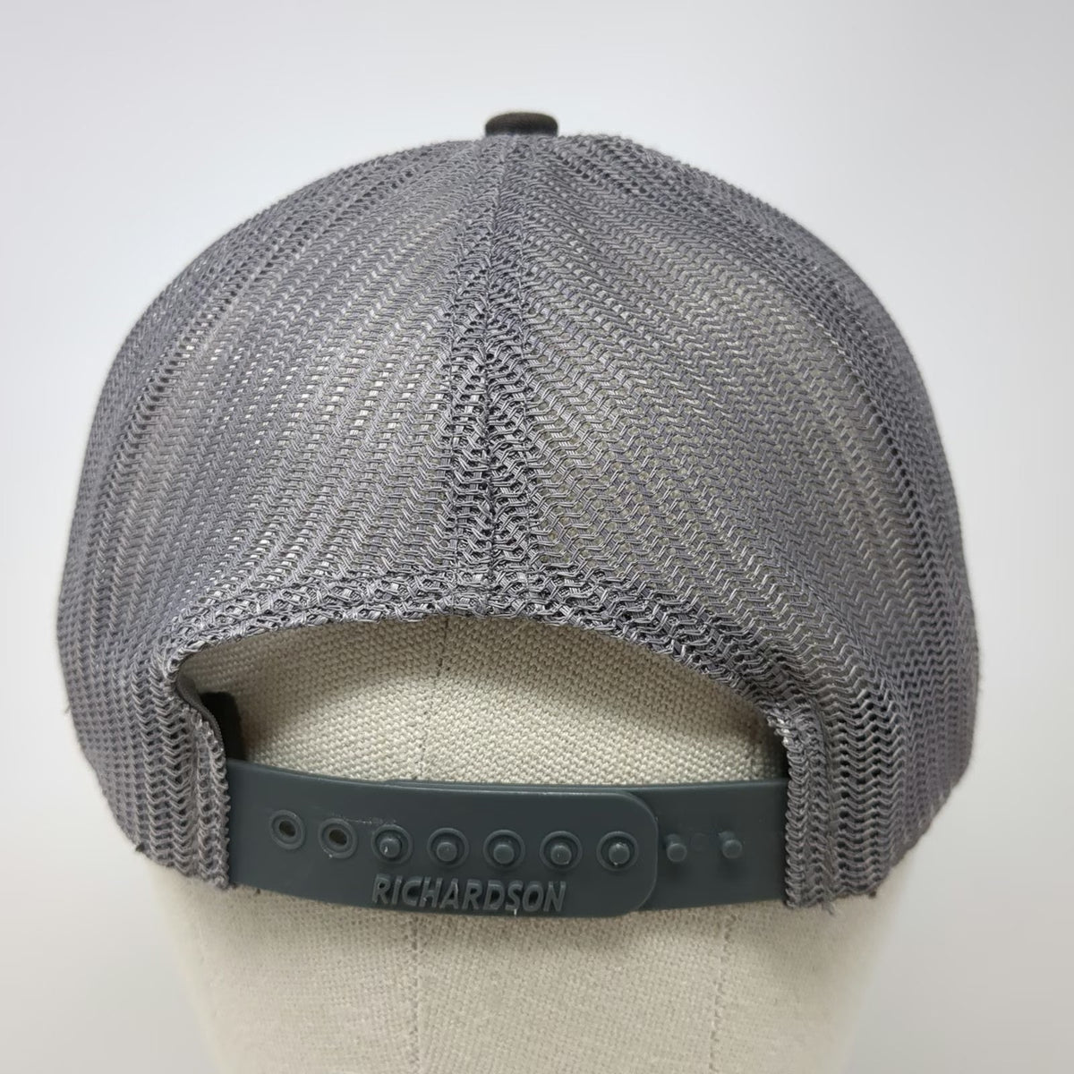 Richardson Trucker Hat Black One Size TRATFAB Fabrication Shop Mesh Snapback 112