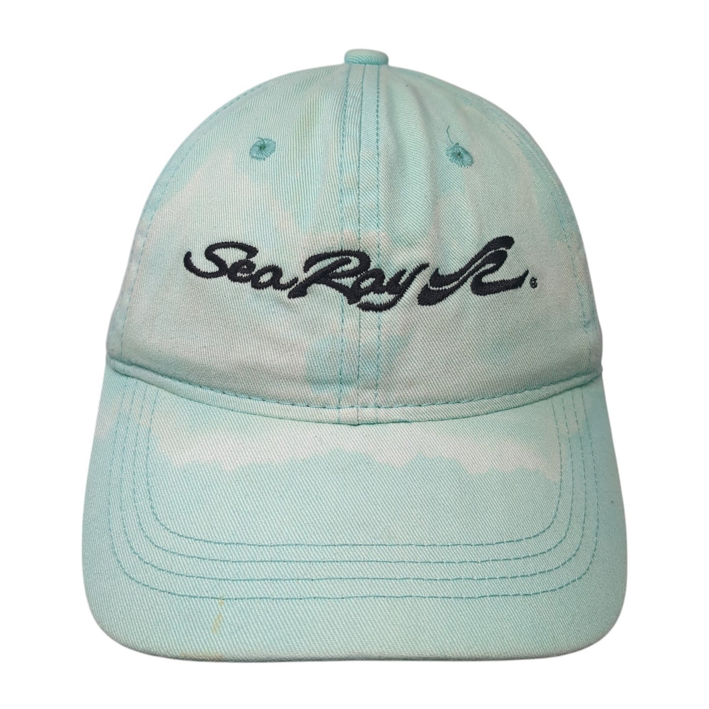 Sea Ray Slideback Hat Blue One Size Adjustable Embroidered Outdoor Cap