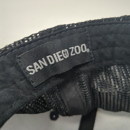 San Diego Zoo Trucker Hat Gray One Size Wildlife Explorers Basecamp Snapback