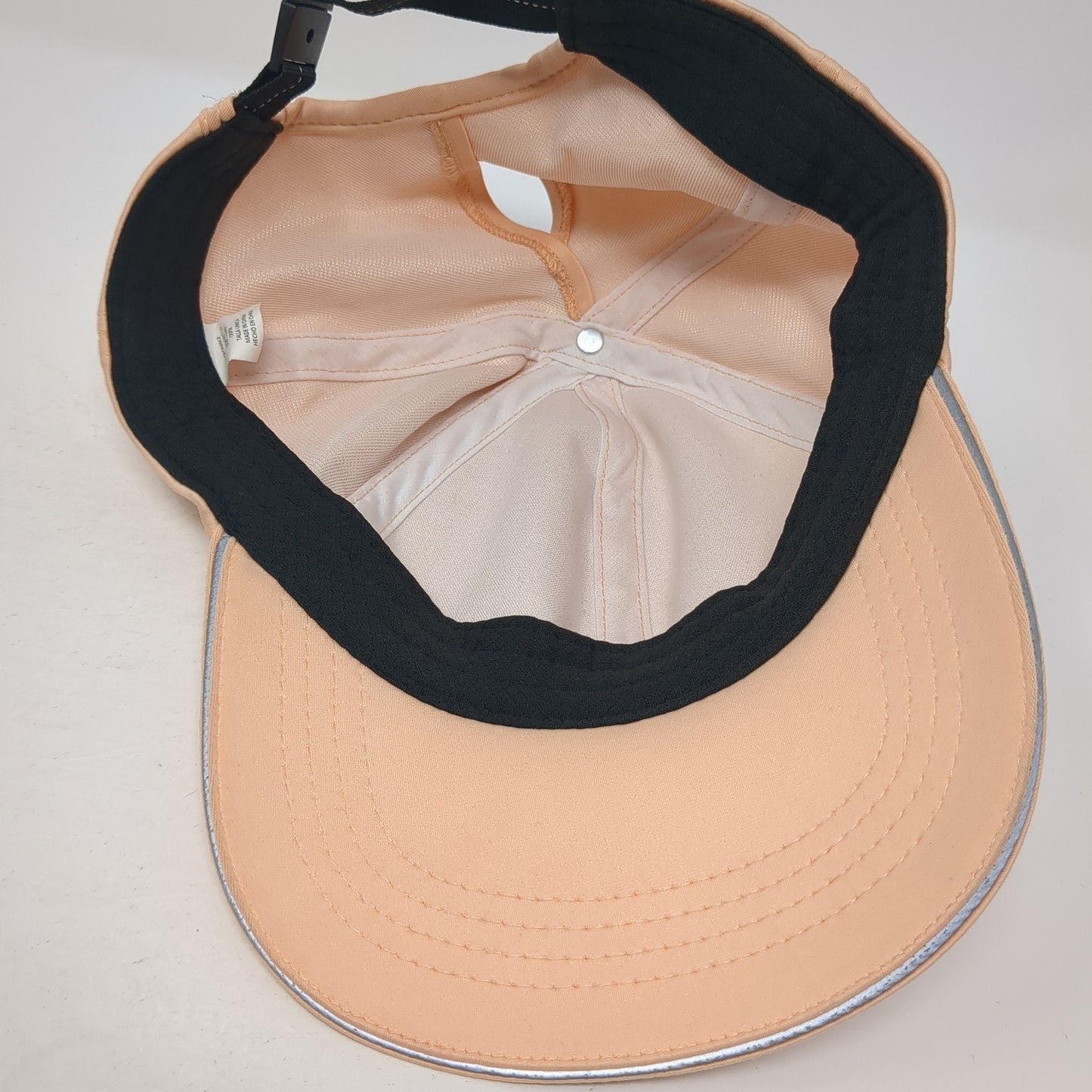 Unbranded Slideback Baseball Cap Orange One Size Adjustable Lightweight Blank