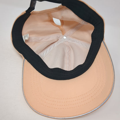 Unbranded Slideback Baseball Cap Orange One Size Adjustable Lightweight Blank