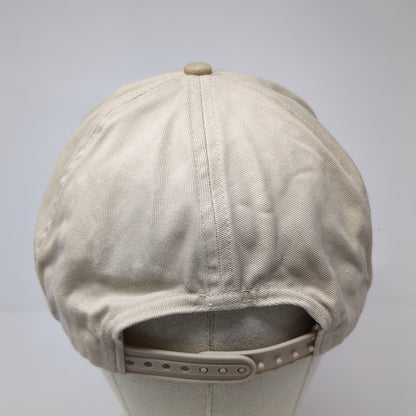 Gap Snapback Hat Tan One Size Adjustable Vented Holes 6 Panel Blank Cotton