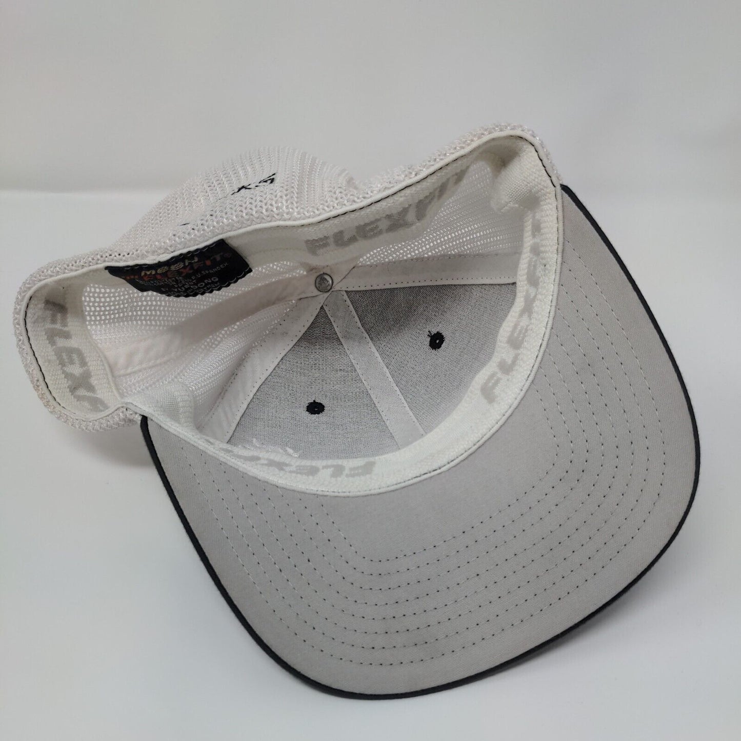 Chiller Decks Fitted Trucker Hat Black One Size Flexfit Mesh Back Yupoong
