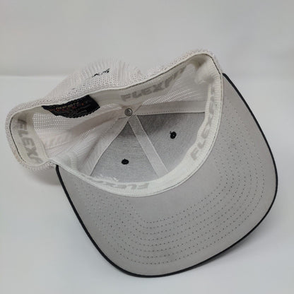 Chiller Decks Fitted Trucker Hat Black One Size Flexfit Mesh Back Yupoong