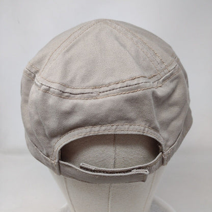 Seven Feathers Casino Resort Strapback Cadet Army Cap Tan OS Adjustable Cotton