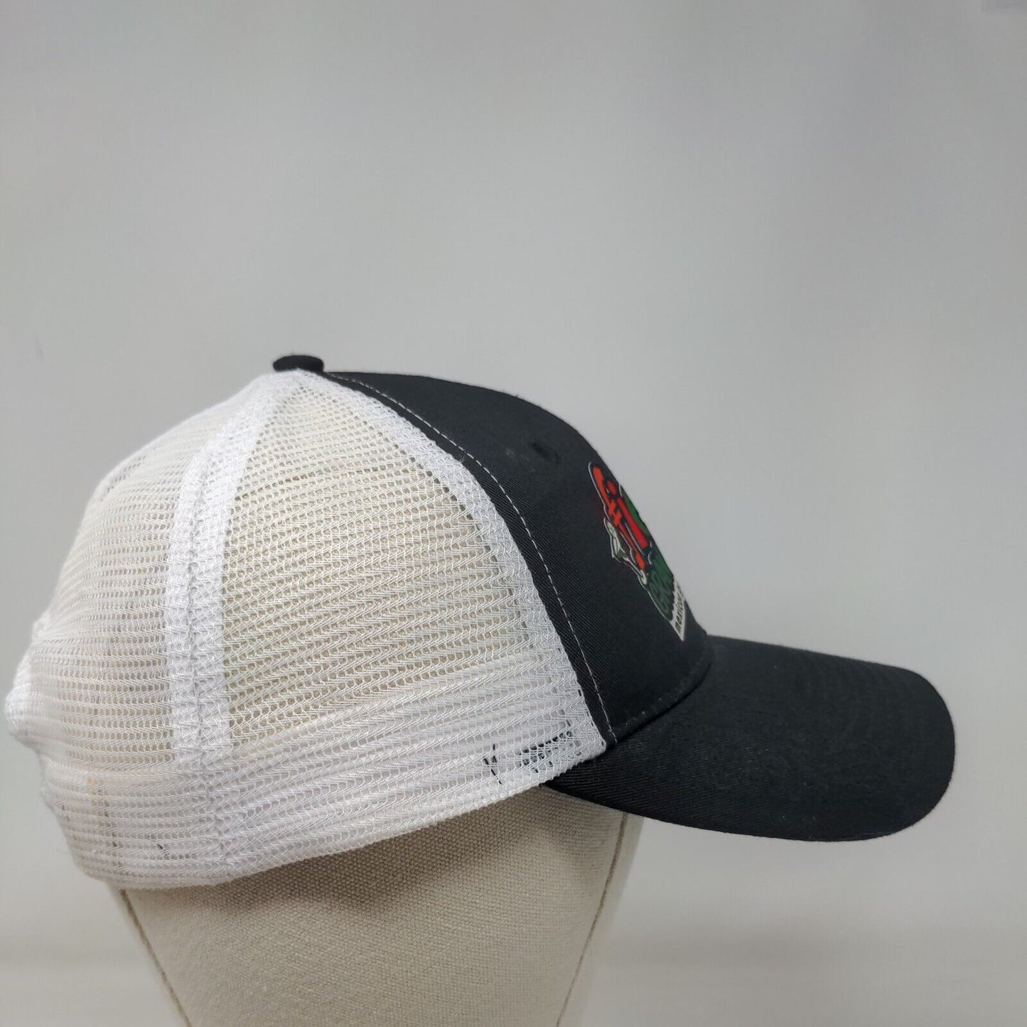 Fiesta Grande Mexican Grill Snapback Hat One Size Black Mesh Back Vent Holes