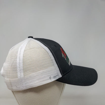 Fiesta Grande Mexican Grill Snapback Hat One Size Black Mesh Back Vent Holes