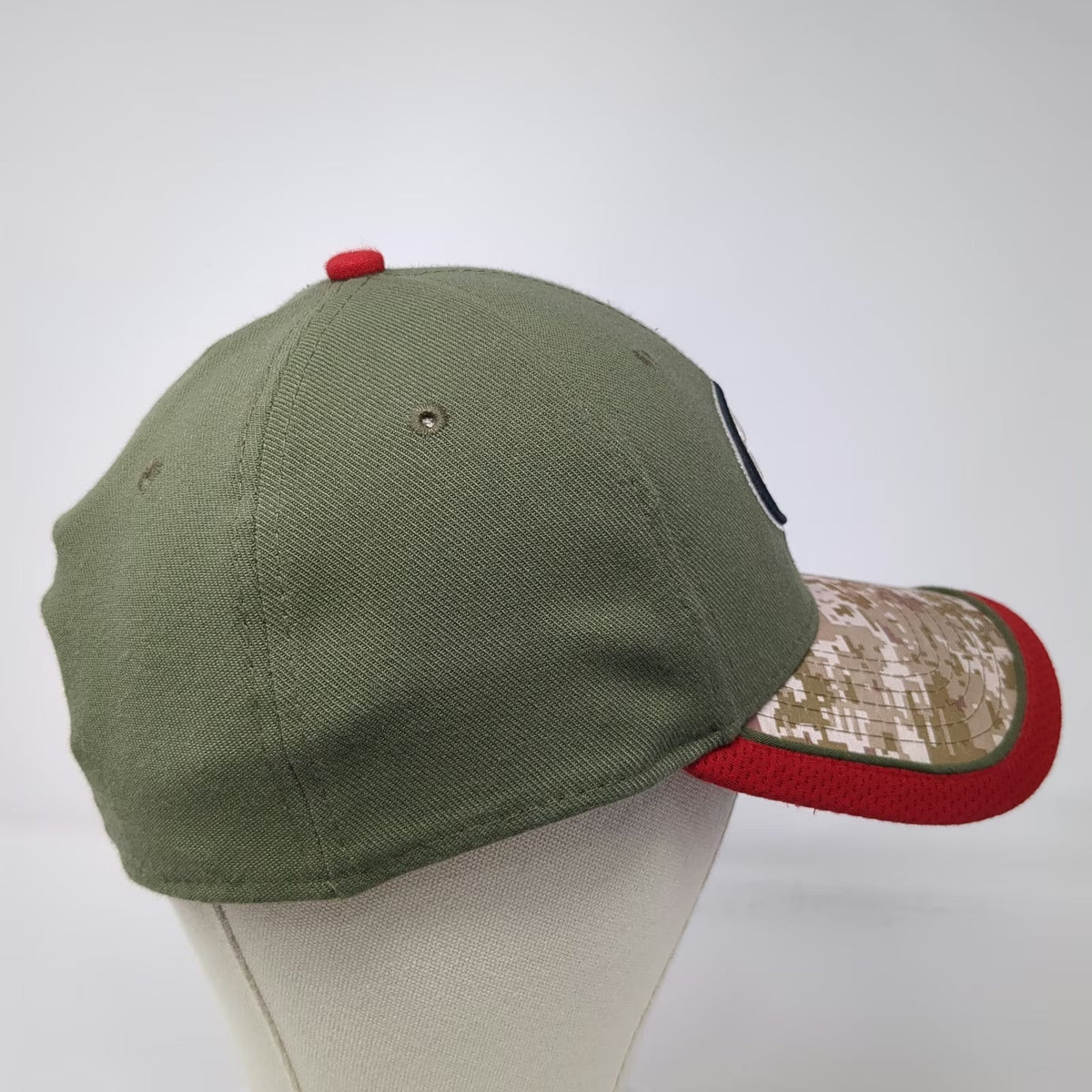 San Francisco 49ers NFL New Era Cap Green L Salute to Service Digital Camo Hat