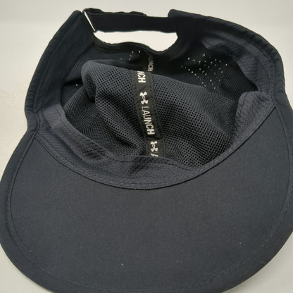 Under Armour Baseball Cap Black One Size Hat Reflective Running Strapback