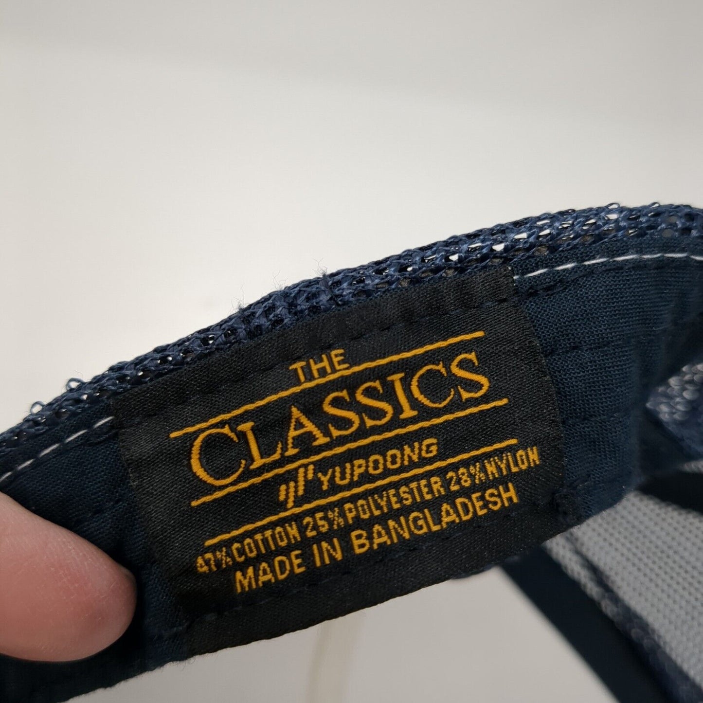 Drink Local Brew Snapback Mesh Back Trucker Hat Blue OSFA Yupoong