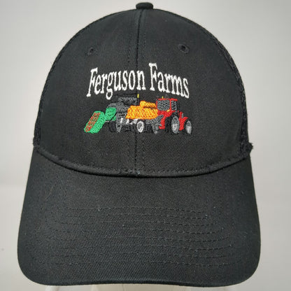 New Era Baseball Cap Black M Ferguson Farms Tractor Ririe Idaho Mesh Back Hat