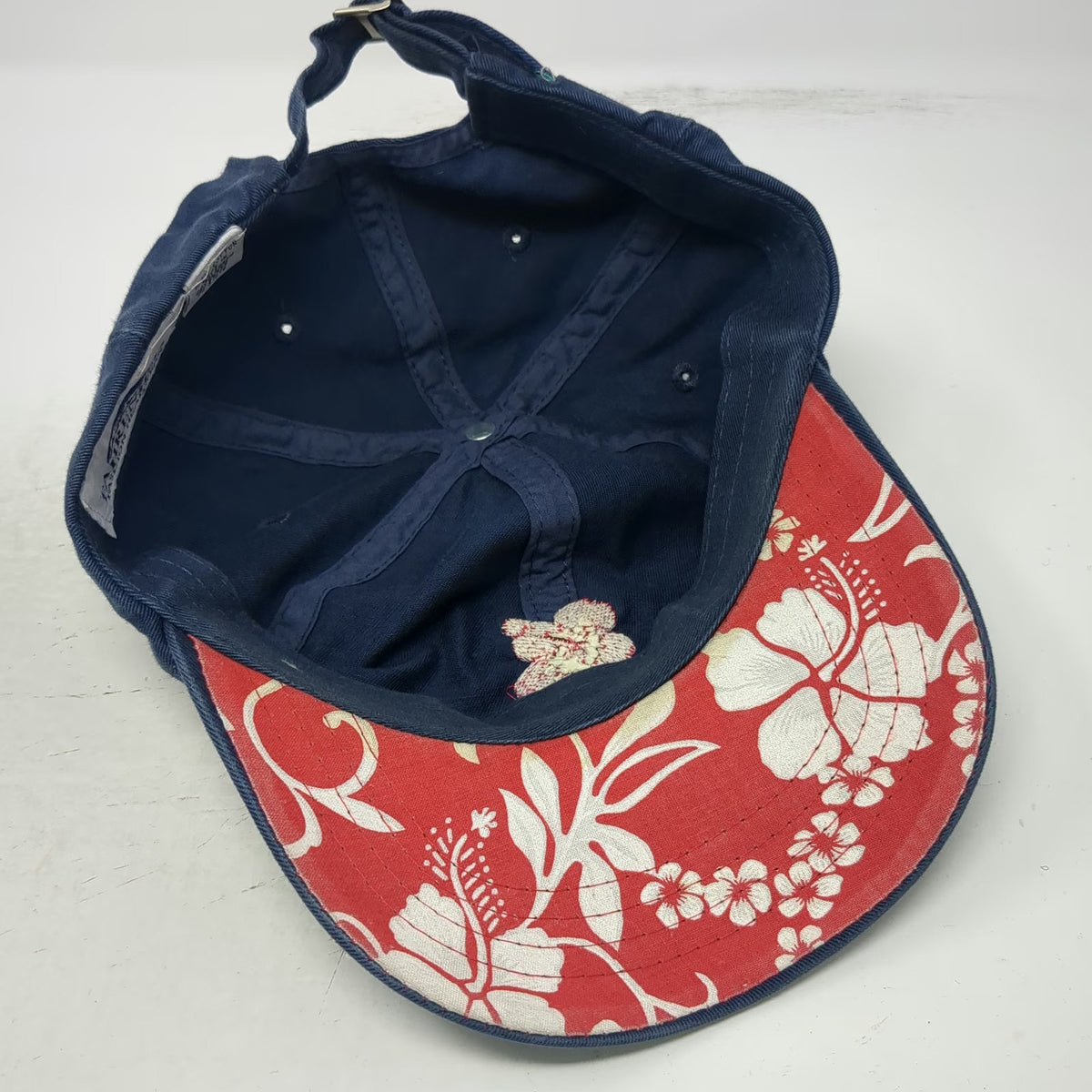 Fahrenheit University of Vermont NCAA Blue OS Hibiscus Floral Under Brim Hat