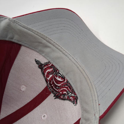 Arkansas Razorbacks NCAA Top of the World Red One Size Baseball Cap Hat Hog Logo