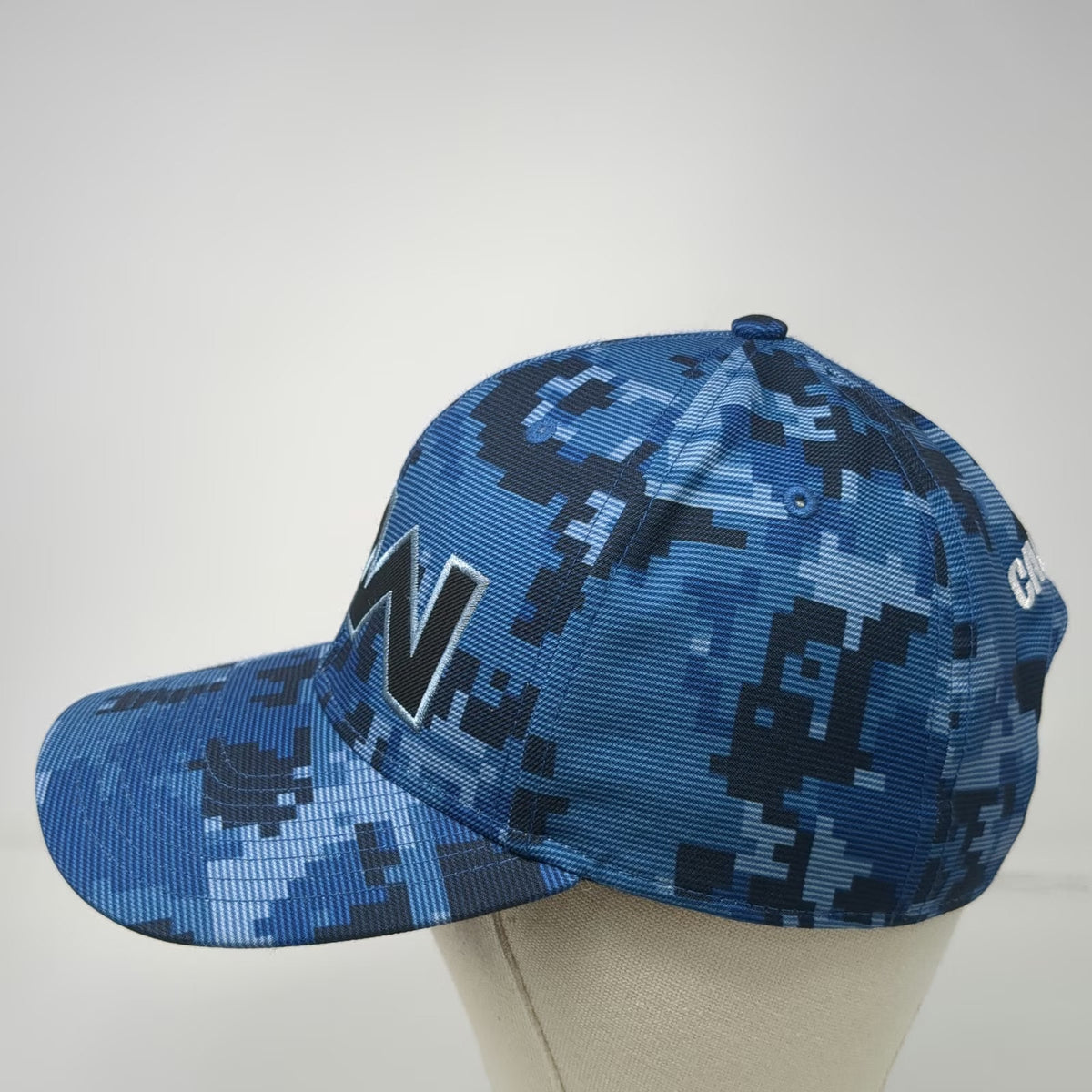 Call of Duty Modern Warfare Snapback Blue One Size Digital Camo Video Game Hat
