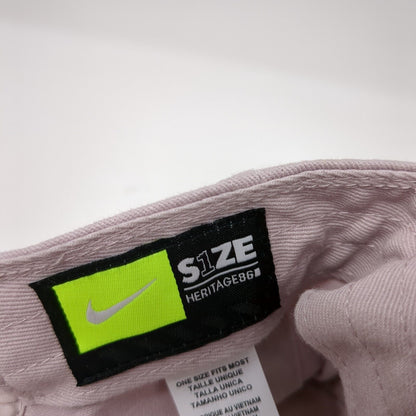 Nike Swoosh Slideback Hat Pink One Size Embroidered Solid Heritage86