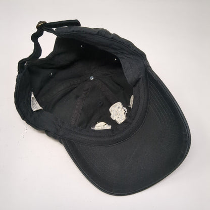Unbranded Slideback Hat Black OSFA Adjustable Embroidered 6 Panel