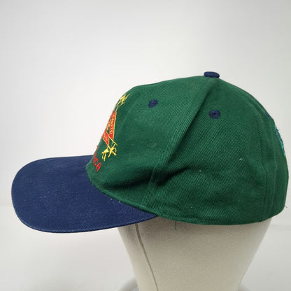 5 Panel Green Blue One Size Jamaica Montecristo Cigar Habana Embroidered Hat