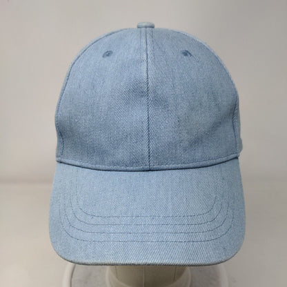 Westloop Strapback Hat Blue OSFM Adjustable Vented Holes 6 Panel Blank