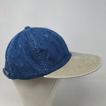 Sportsman Men's Slideback Hat Blue Size OSFA Blank Denim 100% Cotton