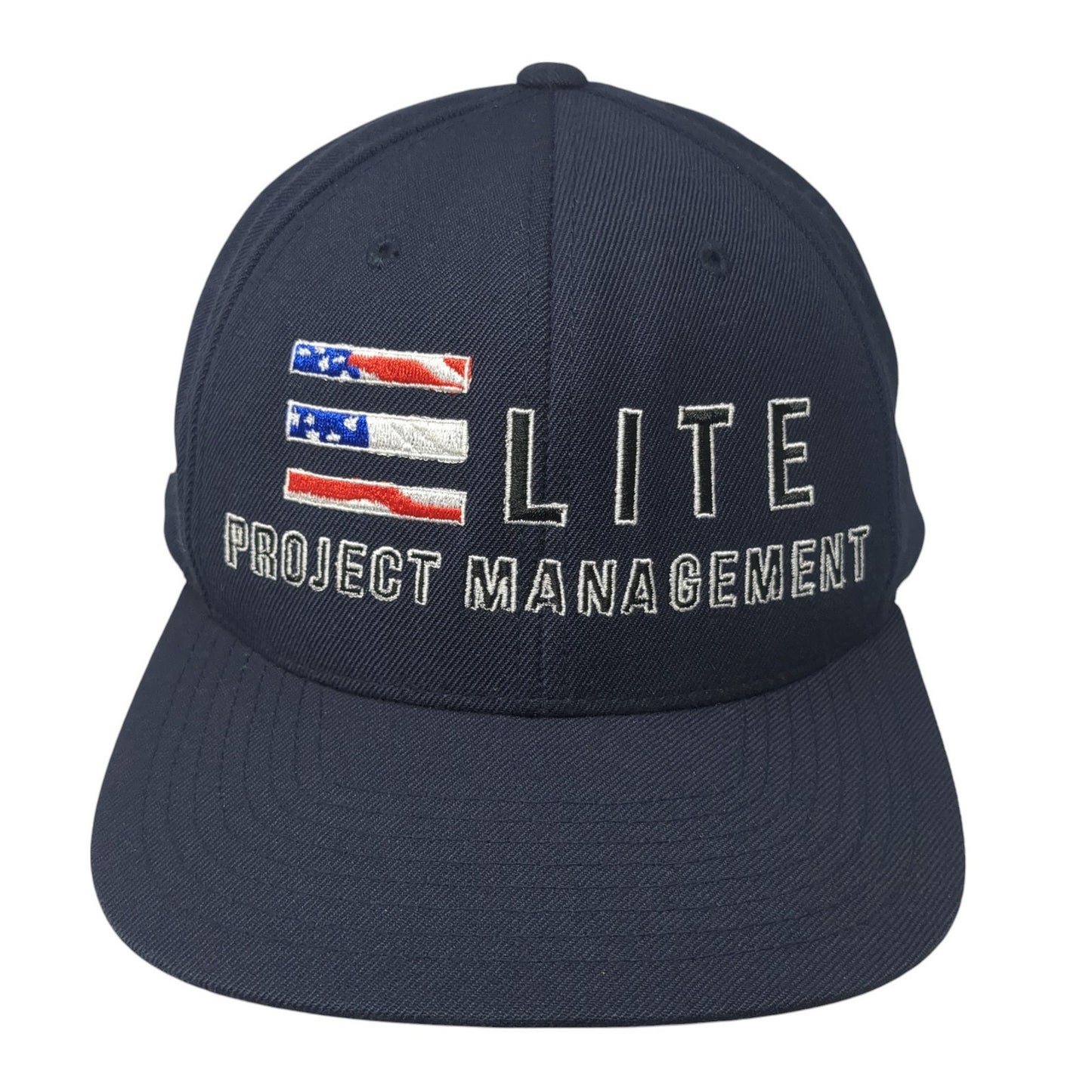 LITE Project Management E.P Snapback Hat Blue OS Adjustable Classics Yupoong