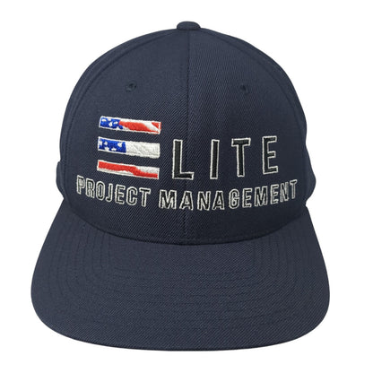 LITE Project Management E.P Snapback Hat Blue OS Adjustable Classics Yupoong